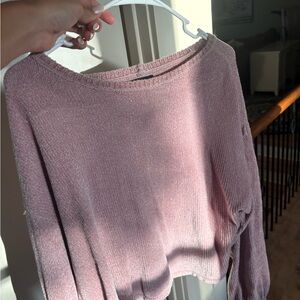 Super cute and cozy pink sweater